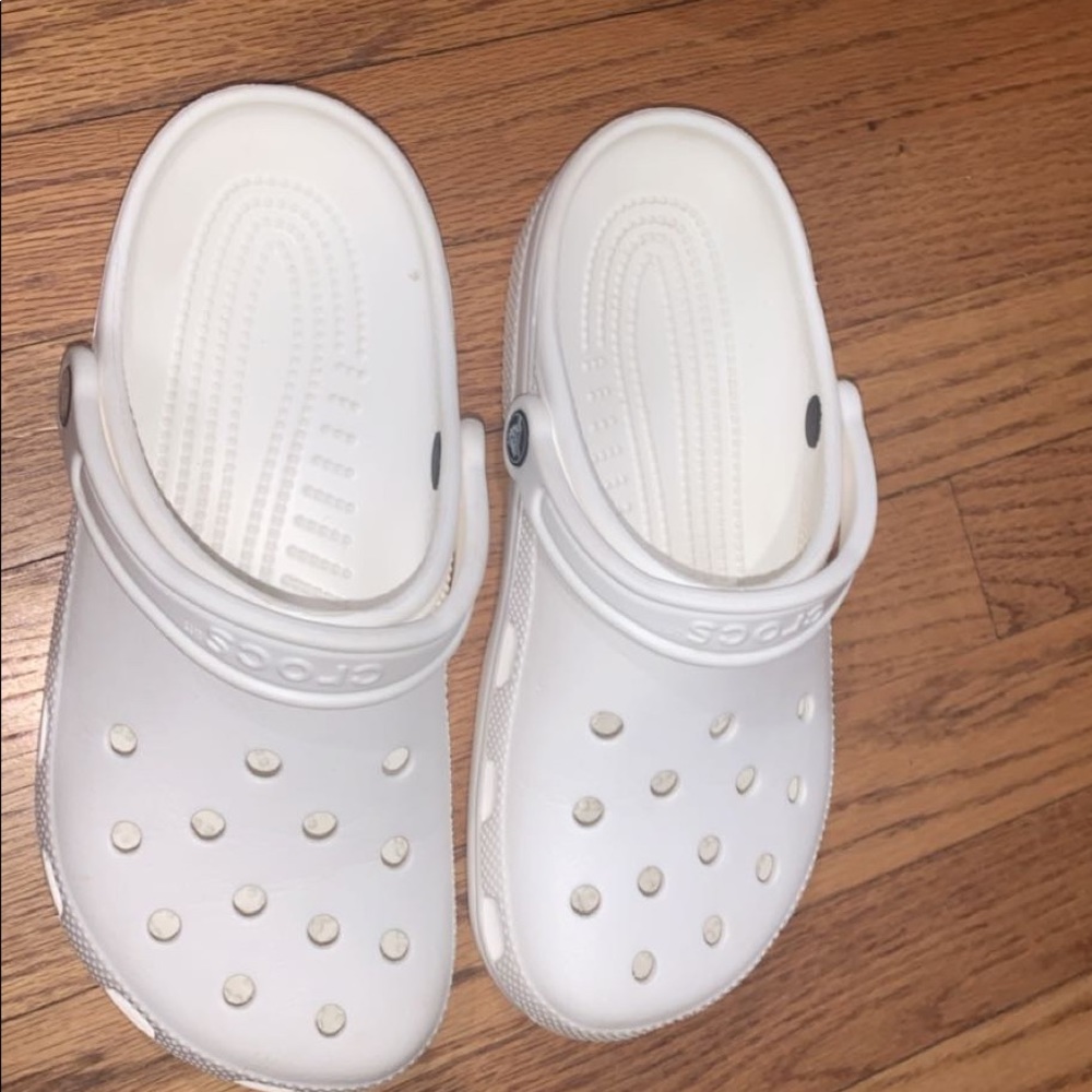 White Crocs